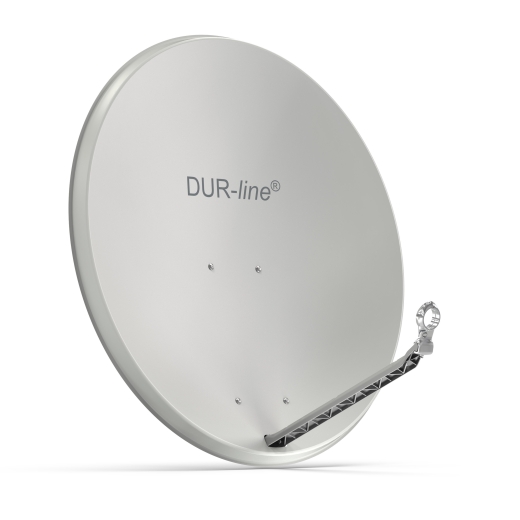 DUR-line Select 85/90 Hellgrau - Alu Sat-Reflektor
