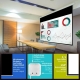 Beamer-Leinwand ESMART Professional MIMOTO 92 Zoll, 203 x 114 cm, Format 16:9, Motorleinwand