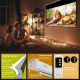 Beamer-Leinwand ESMART Professional MIMOTO 120 Zoll, 266 x 149 cm, Format 16:9, Motorleinwand