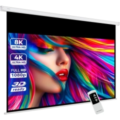 Beamer-Leinwand ESMART Professional MIMOTO 100 Zoll, 221 x 125 cm, Format 16:9, Motorleinwand